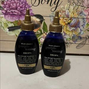 2 Blonde Enhance Purple Fig &amp; Iris Toning Drops lot